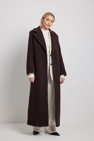 Brown Maxi Coat