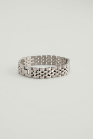 Silver Watch Link Bracelet